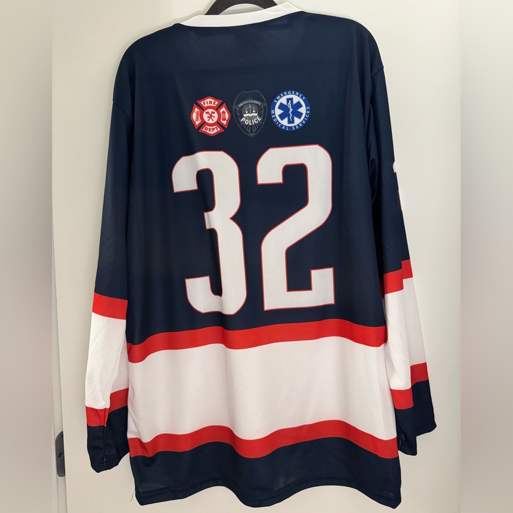 Seattle Kraken Navy Red White Hockey Jersey - Picture 2 of 3